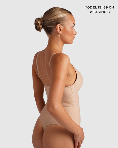Push-Up Bodysuit - Soft Sand