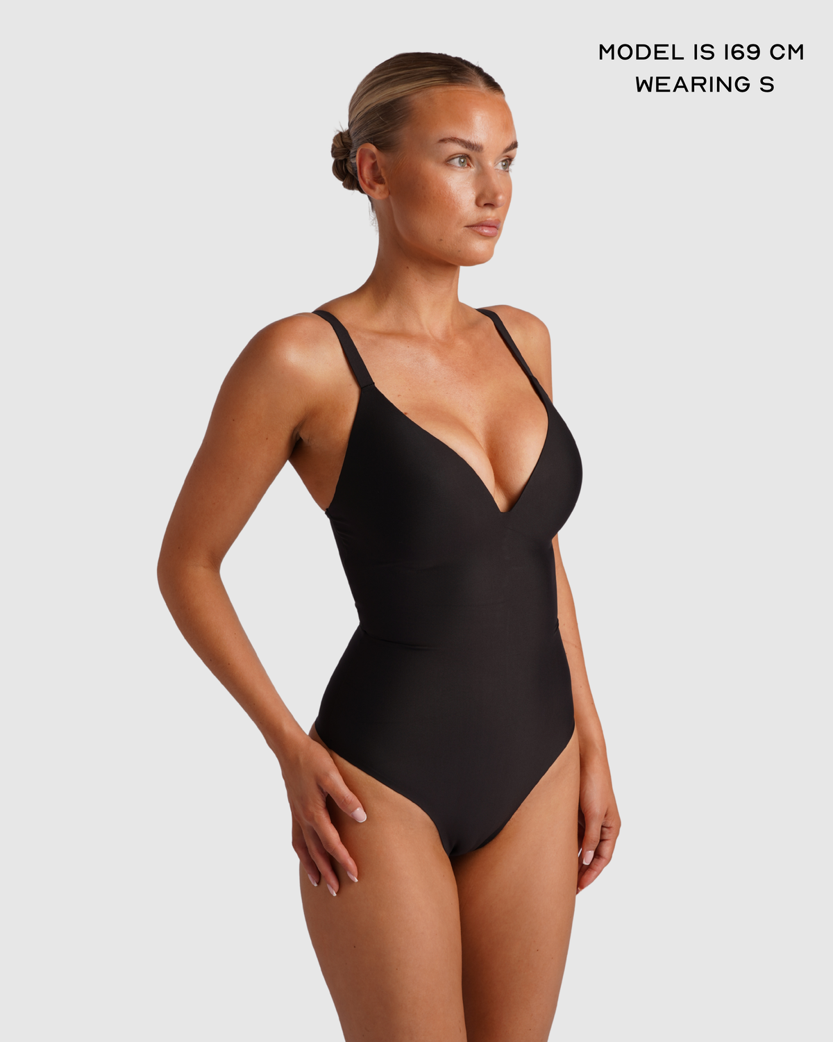 Push-Up Bodysuit - Black