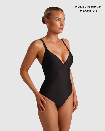 Push-Up Bodysuit - Black