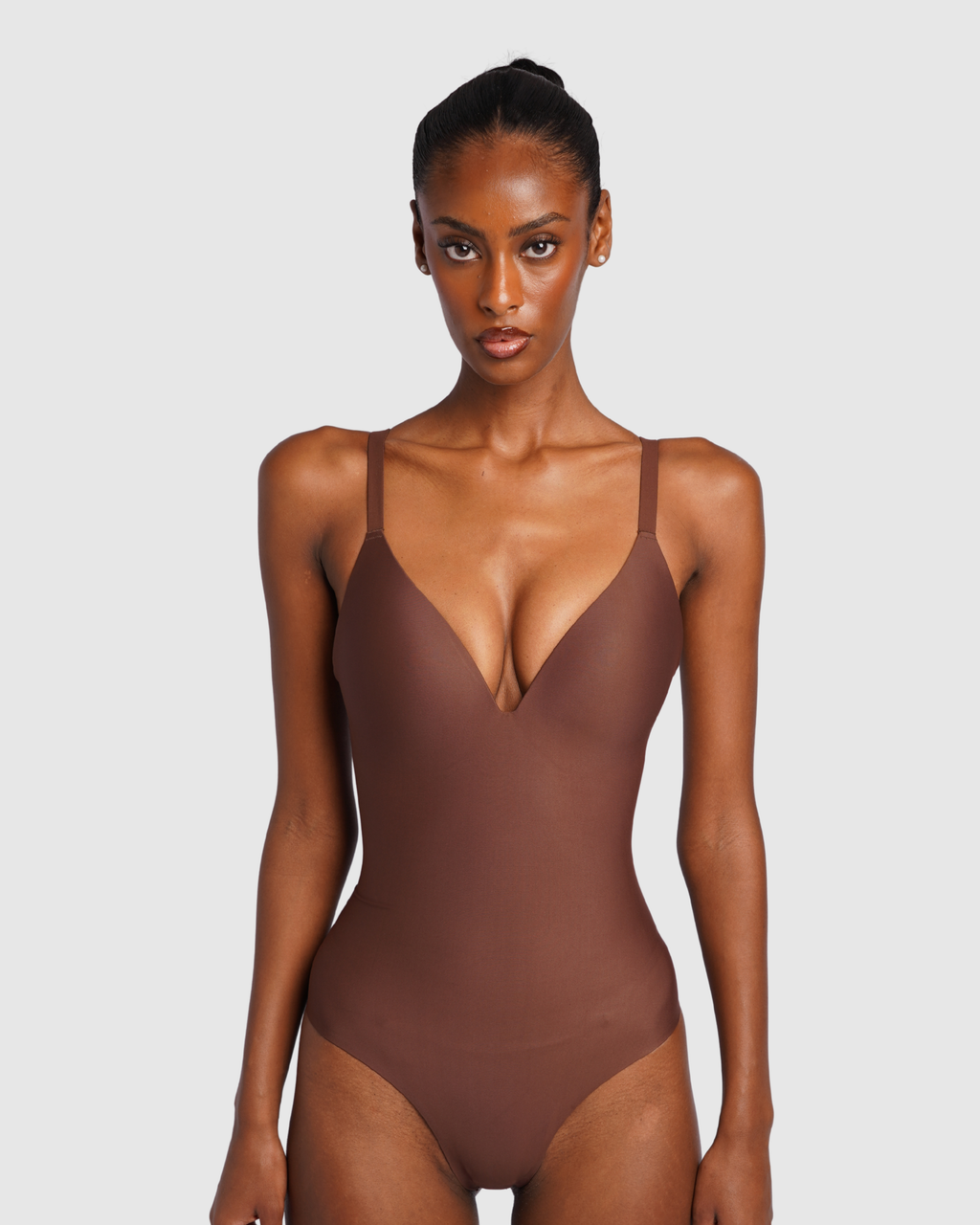 Push-Up Bodysuit - Espresso