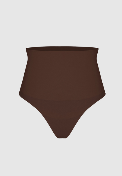 Waist Sculpting Thong - Espresso