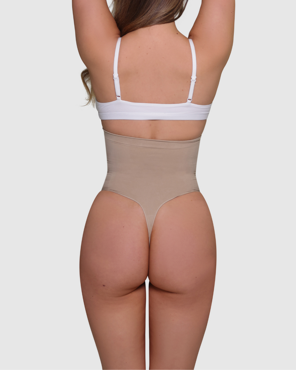 High Waisted Thong - Sand