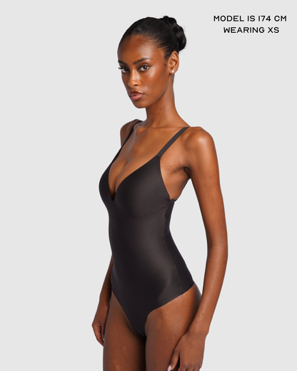 Push-Up Bodysuit - Black