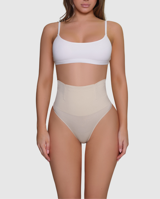 Waist Sculpting Thong - Sand