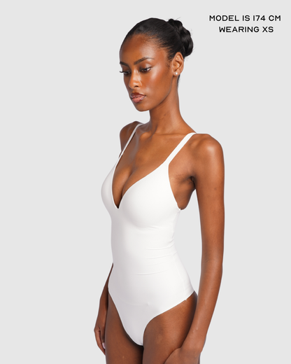 Push-Up Bodysuit - White