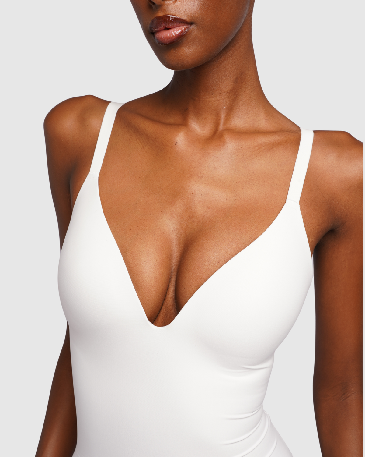 Push-Up Bodysuit - White