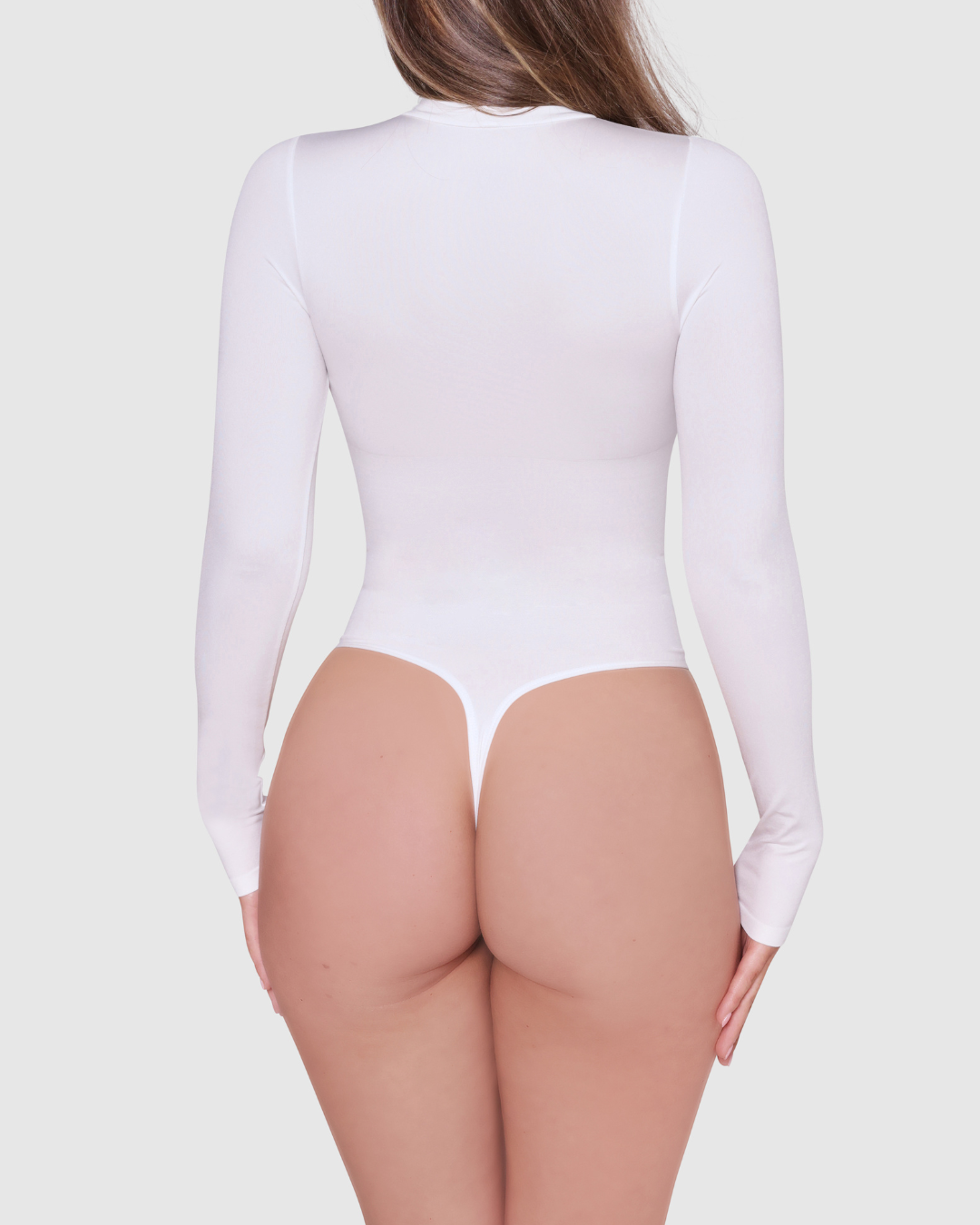 Turtleneck Bodysuit - White