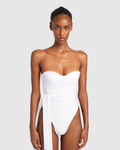 Balconette Swimsuit - White