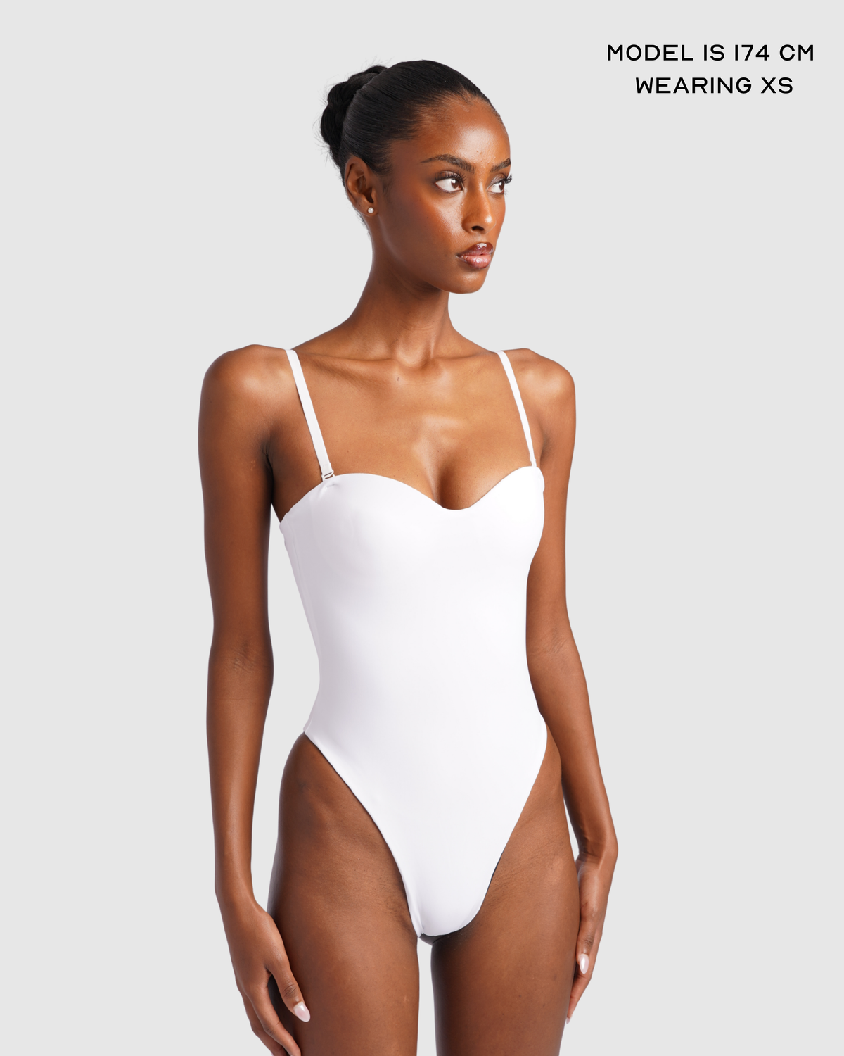 Balconette Swimsuit - White
