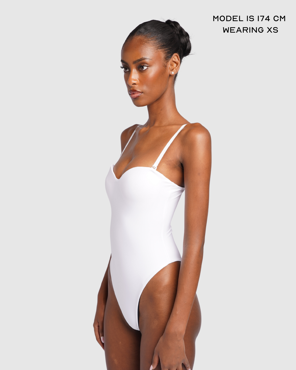 Balconette Swimsuit - White