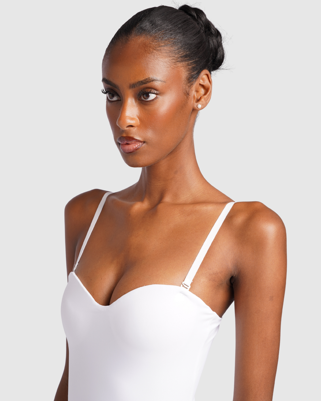 Balconette Swimsuit - White