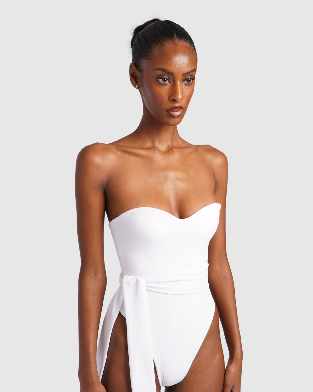 Balconette Swimsuit - White