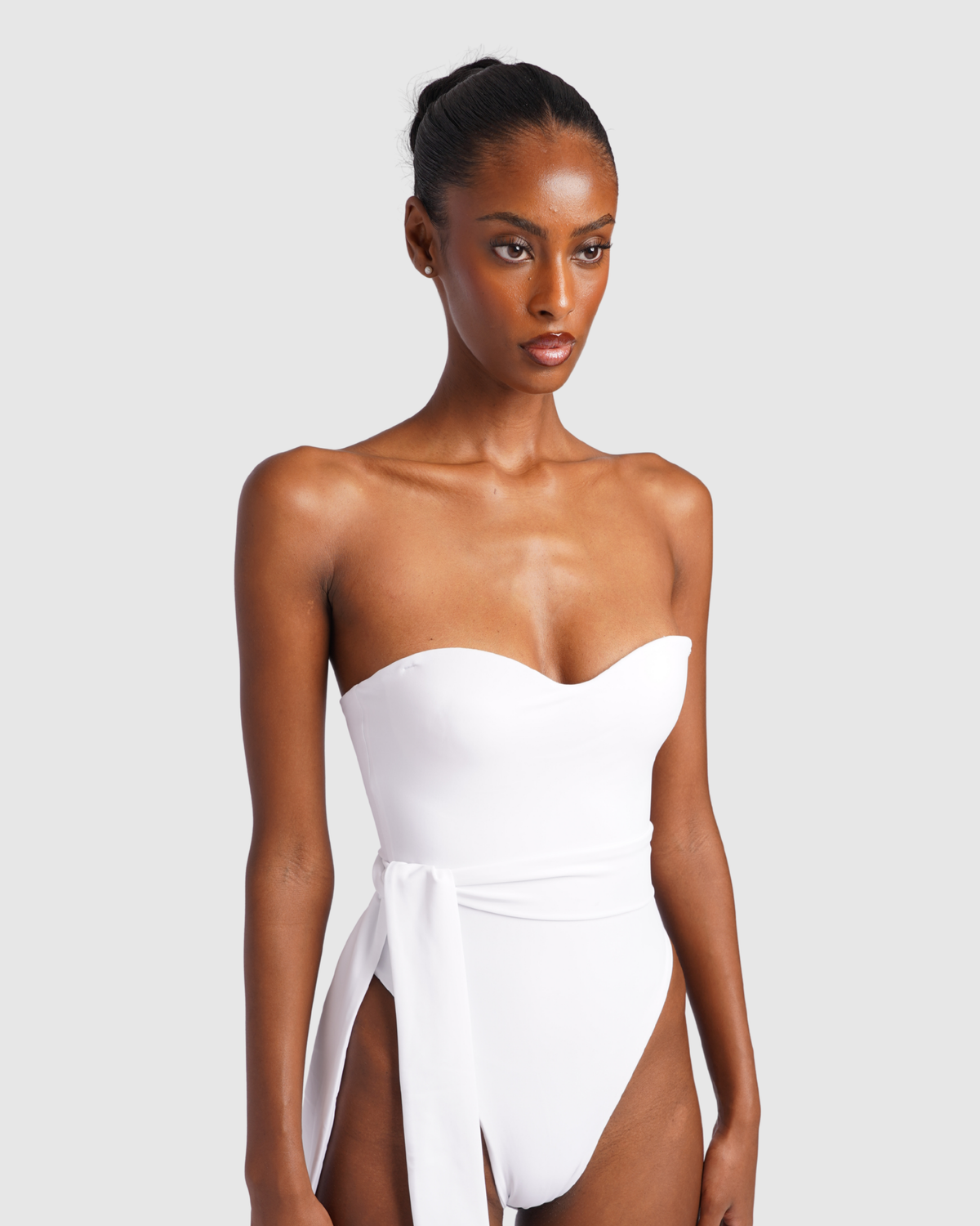 Balconette Swimsuit - White