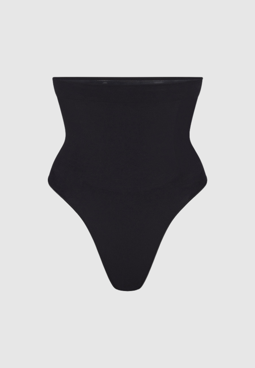 High Waisted Thong - Black