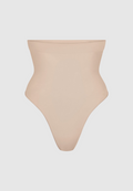 High Waisted Thong - Sand