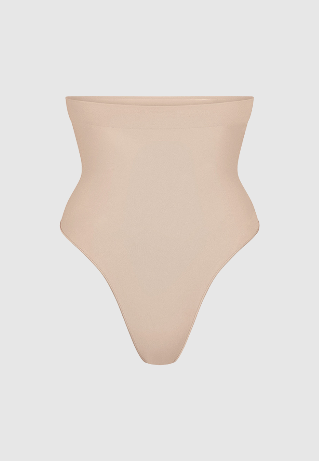 High Waisted Thong - Sand