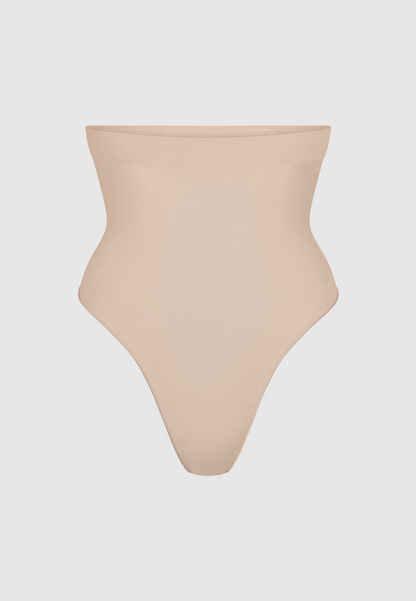 High Waisted Thong - Sand