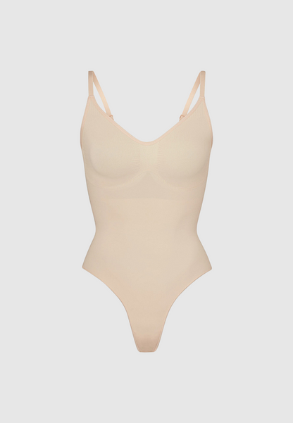Low Back Bodysuit - Sand