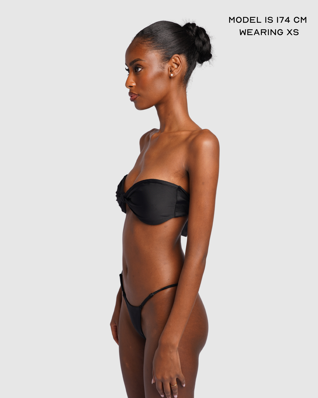 Bandeau Bikini Top - Black