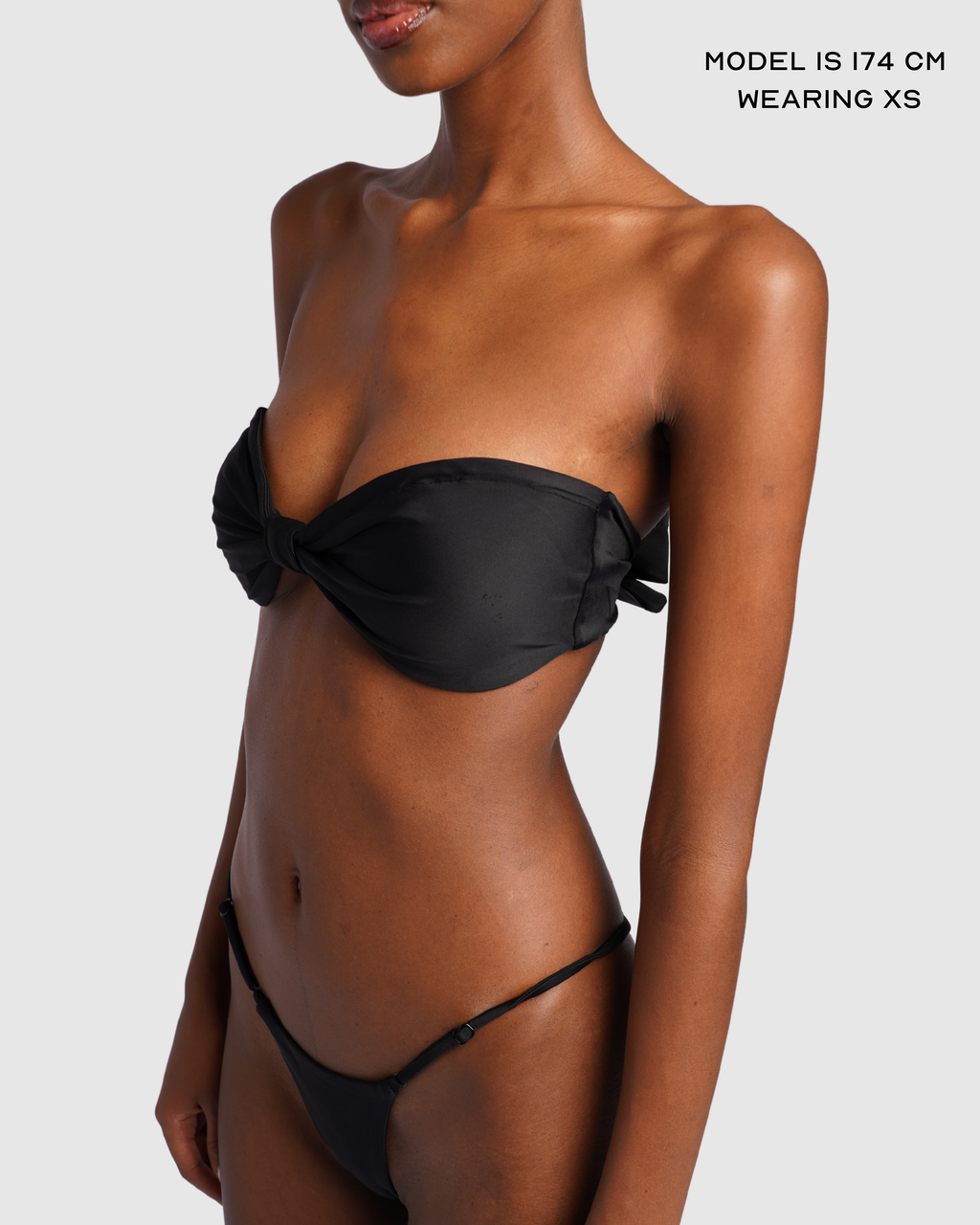 Bandeau Bikini Top - Black
