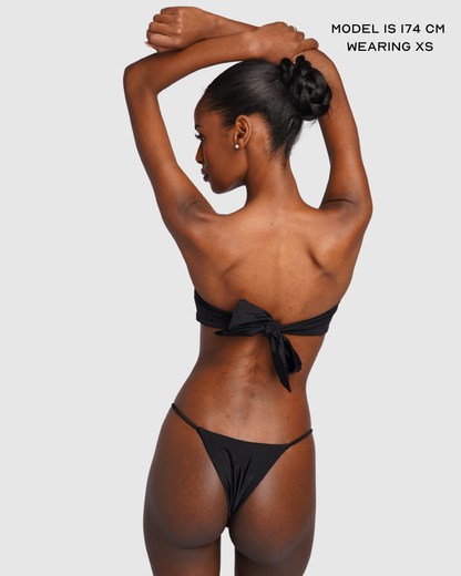 Bandeau Bikini Top - Black