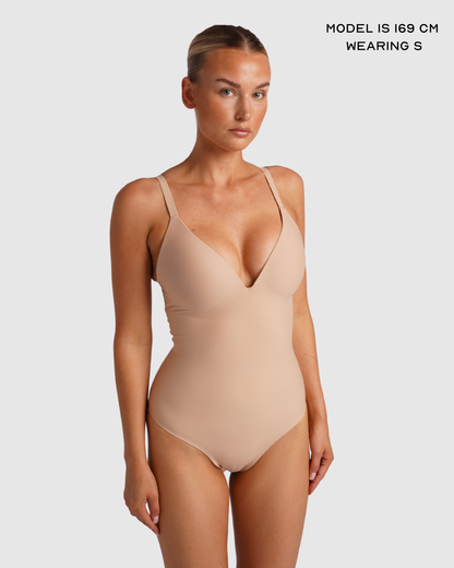 Push-Up Bodysuit - Soft Sand