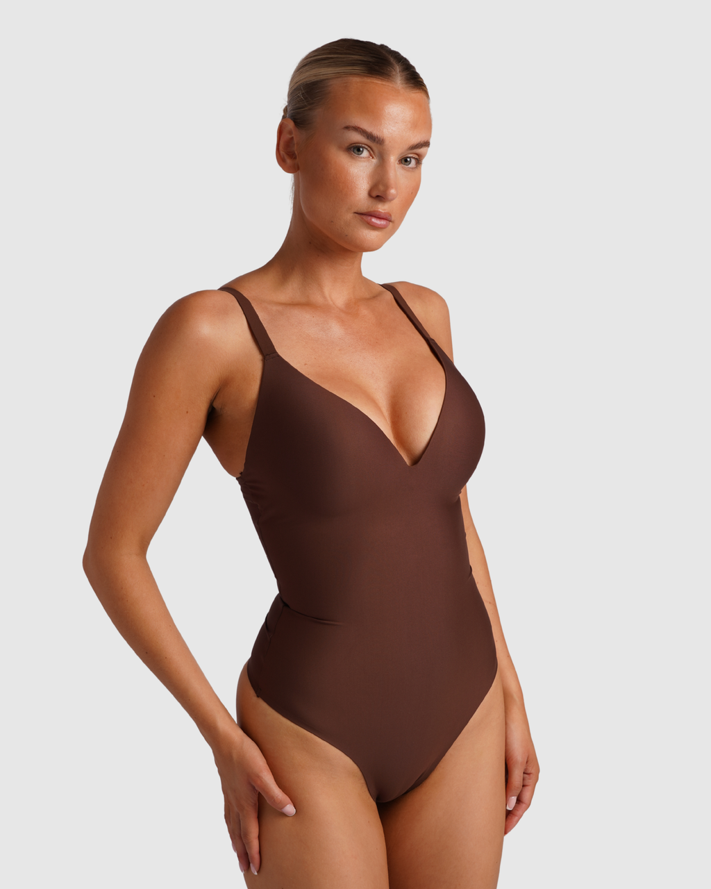 Push-Up Bodysuit - Espresso