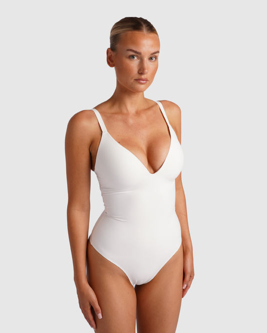 Push-Up Bodysuit - White