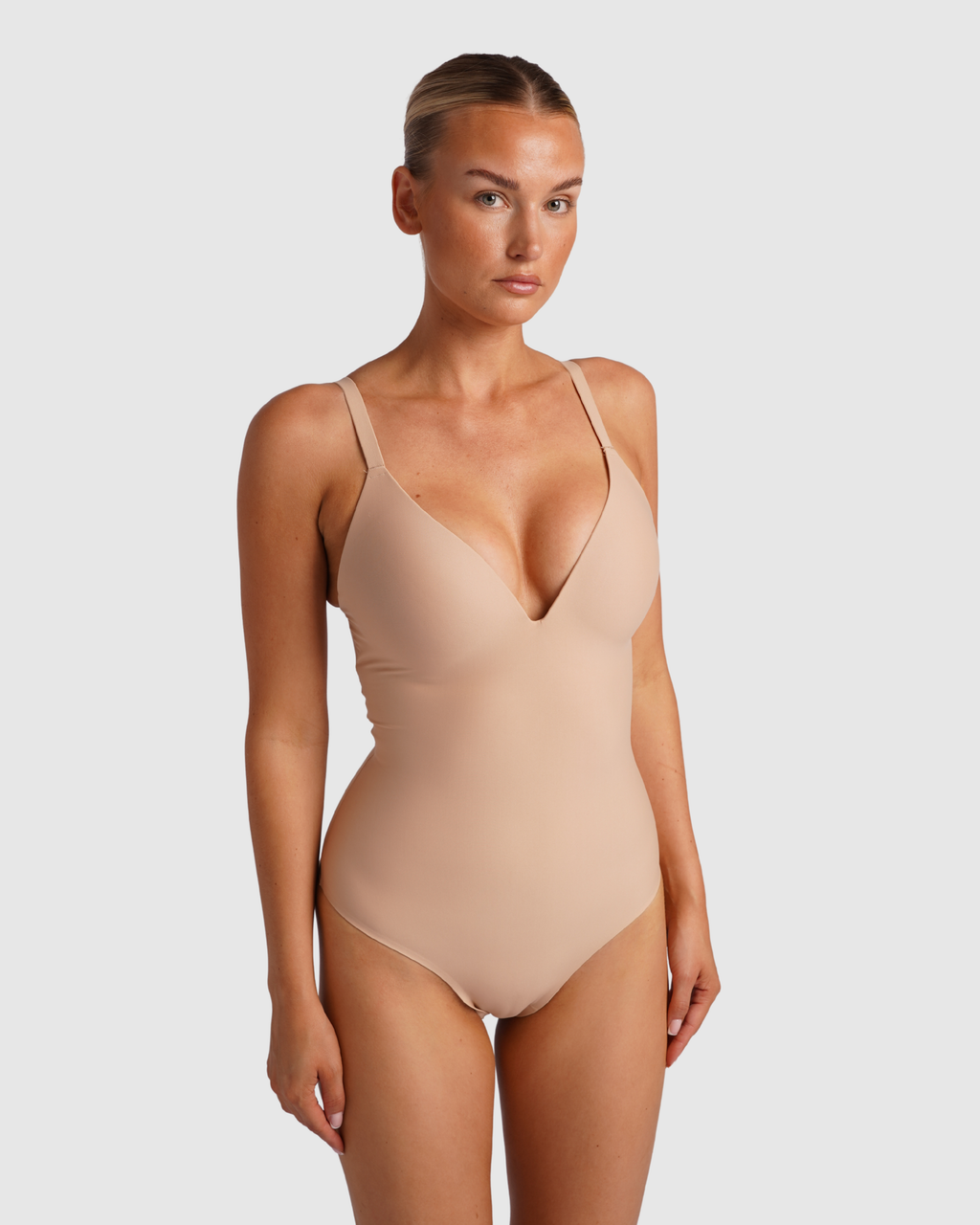 Push-Up Bodysuit - Soft Sand