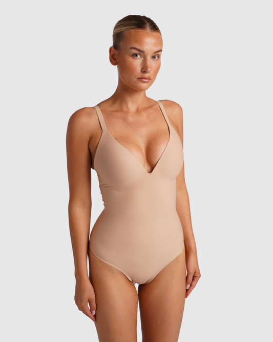 Push-Up Bodysuit - Soft Sand