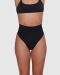 Waist Sculpting Thong - Black