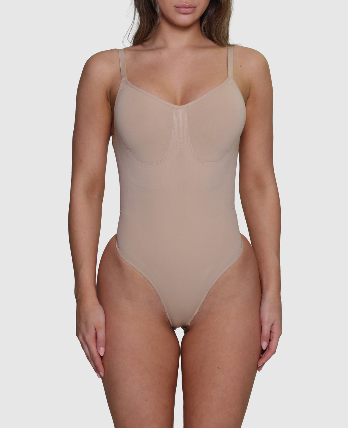 Low Back Bodysuit - Sand